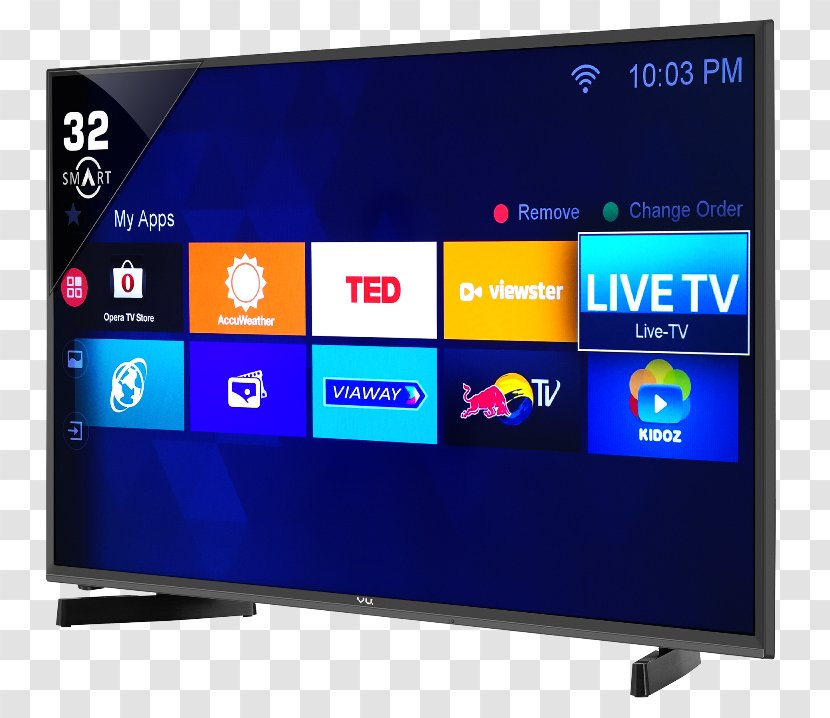 LED-backlit LCD Smart TV Vu Televisions HD Ready - Multimedia - Xiaomi Transparent PNG