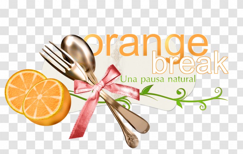 Fork Superfood Spoon Font - Orange Sa - Props Transparent PNG