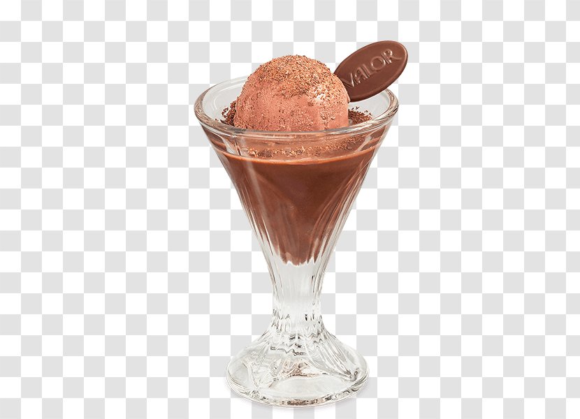 Chocolate Ice Cream Sundae Gelato Sorbet Dame Blanche - Dairy Product Transparent PNG