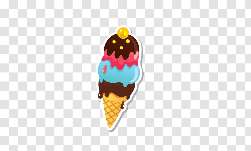 Ice Cream Cone Gelato Drawing Transparent PNG