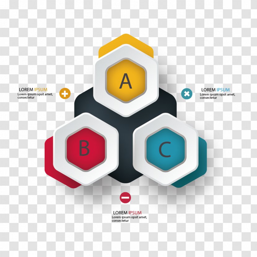 Infographic Adobe Illustrator - Brand - Creative Polygon Ppt Transparent PNG