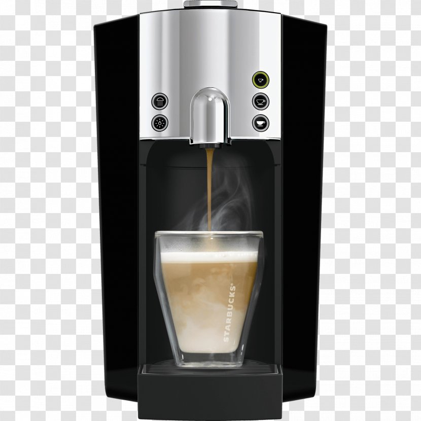 Latte Espresso Machines Coffeemaker - Coffee Machine Transparent PNG