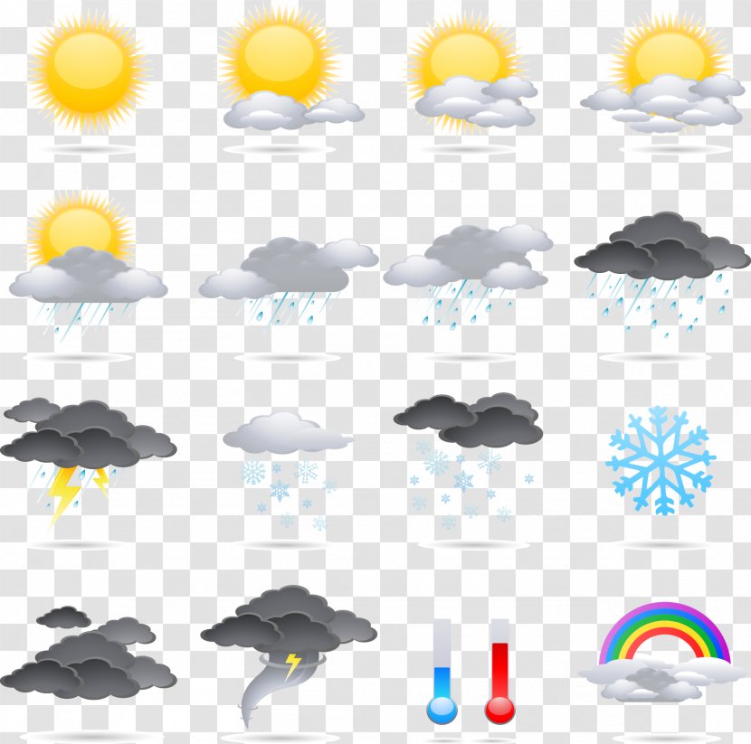 Color Meteorology Icon - Scalable Vector Graphics - Weather Transparent PNG