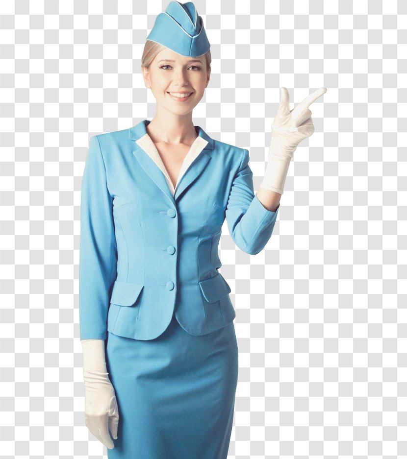 Flight Attendant Airplane Airline Ticket - Surgeon Transparent PNG