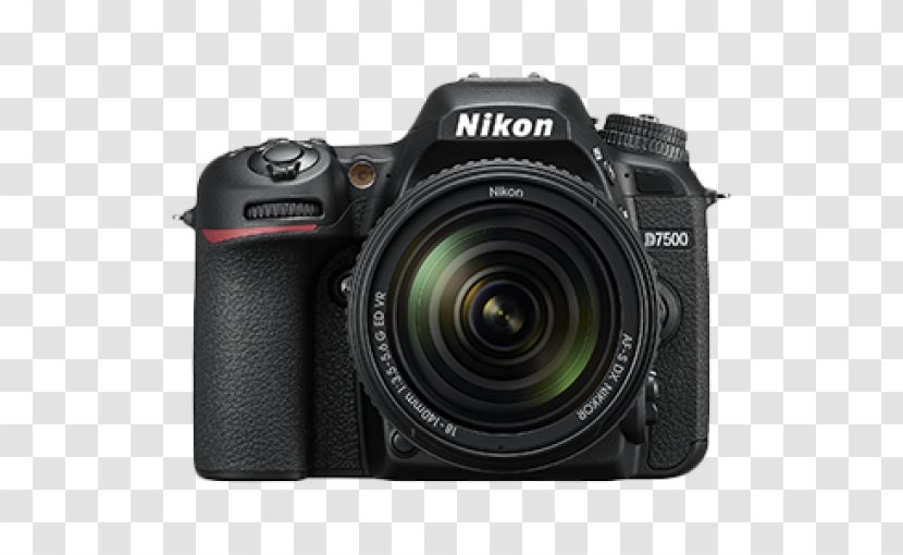 Nikon D7500 D500 AF-S DX Nikkor 18-140mm F/3.5-5.6G ED VR Format - Camera Transparent PNG