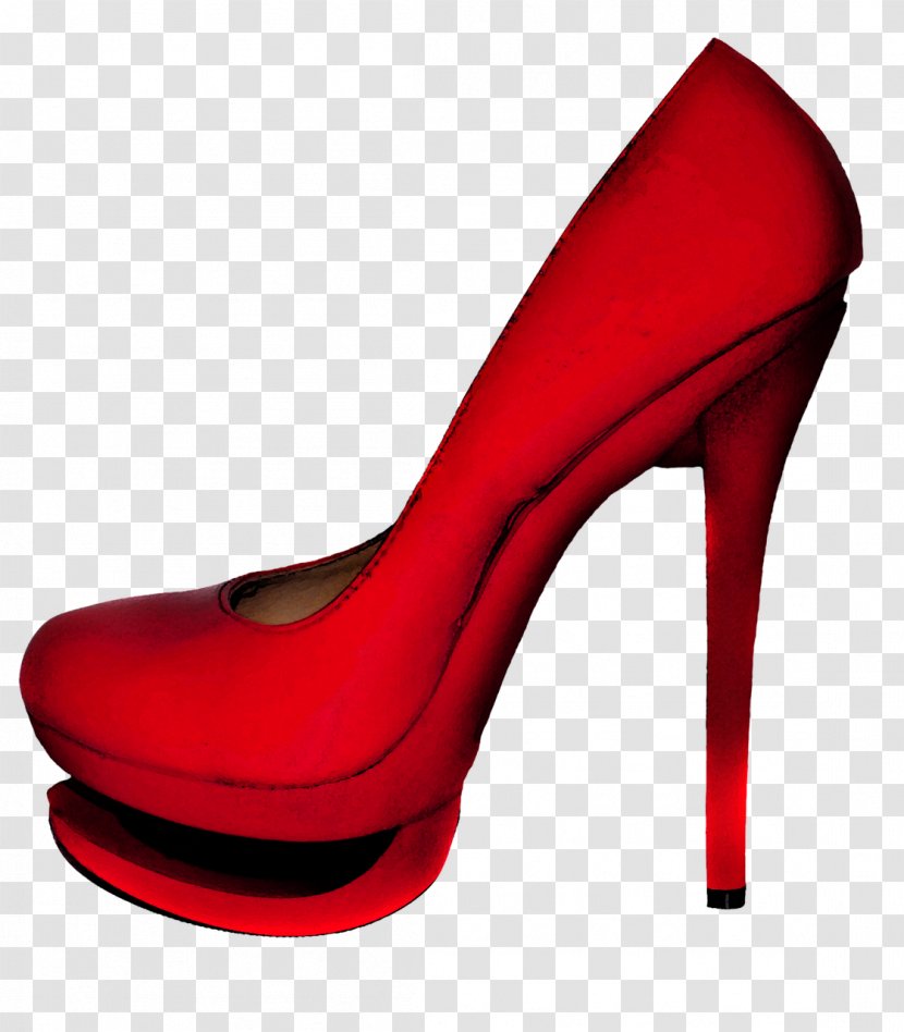 Red High-heeled Footwear Court Shoe Clothing - Dress - Fashion High Heels Transparent PNG