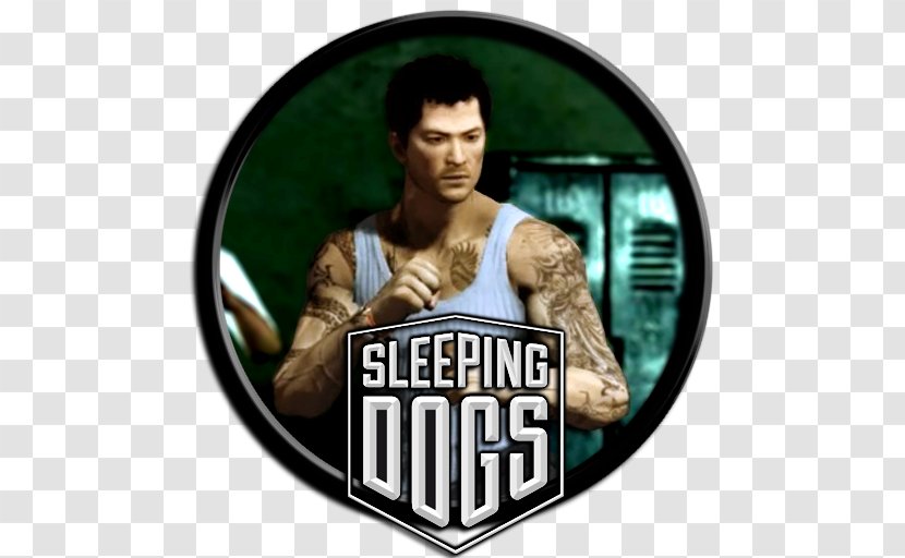 Sleeping Dogs Facial Hair Logo Brand Square Enix Europe - Dog Lying Transparent PNG