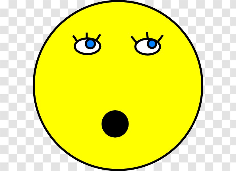 Smiley Face Emoticon Clip Art - Area - Shocked Transparent PNG