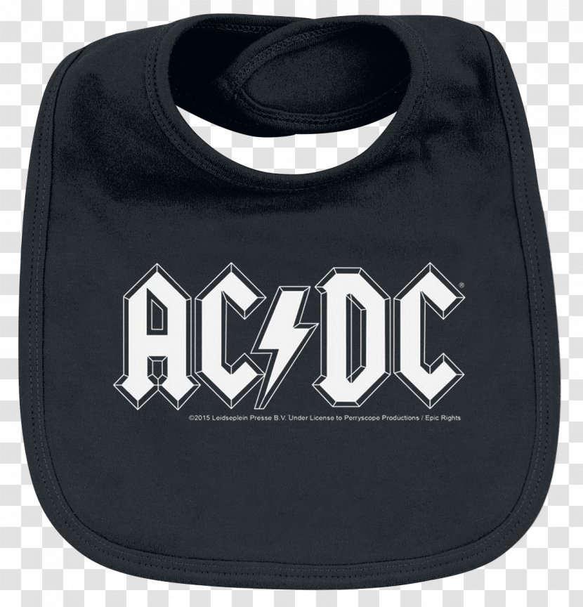 AC/DC Bib Logo Product Design Brand T-shirt - Sleeve Transparent PNG