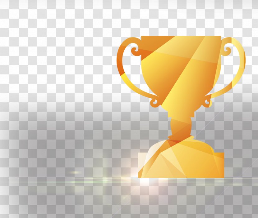 Yellow Wallpaper - Orange - Gold Trophy Transparent PNG