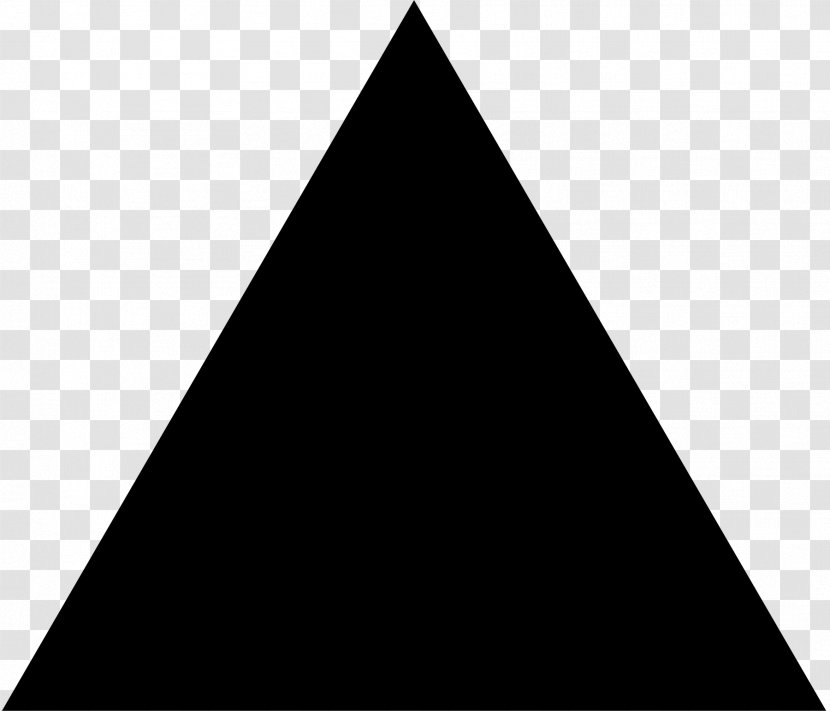 Sierpinski Triangle Shape Equilateral Fractal - Black And White - Triangulo Transparent PNG