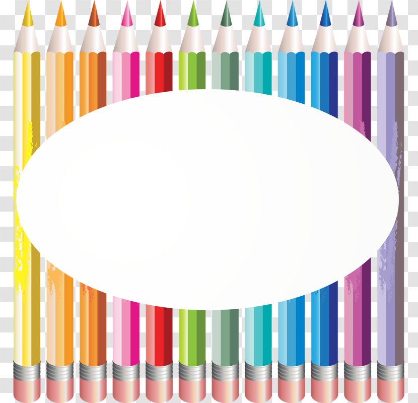 Colored Pencil Eraser Clip Art - Writing Implement - Pencils Transparent PNG