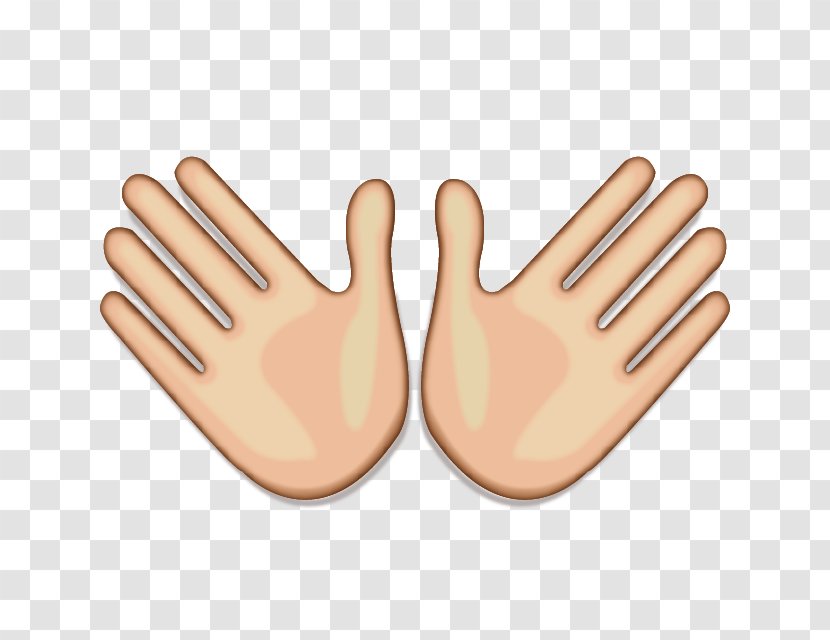 Emoji Sticker Hand Meaning Hug - Safety Glove Transparent PNG