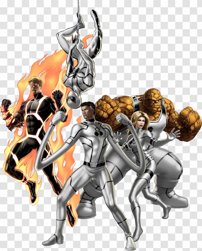 Marvel: Avengers Alliance Marvel Heroes 2016 Human Torch Spider-Man Doctor Doom - Ultimate - Invisible Woman Transparent PNG