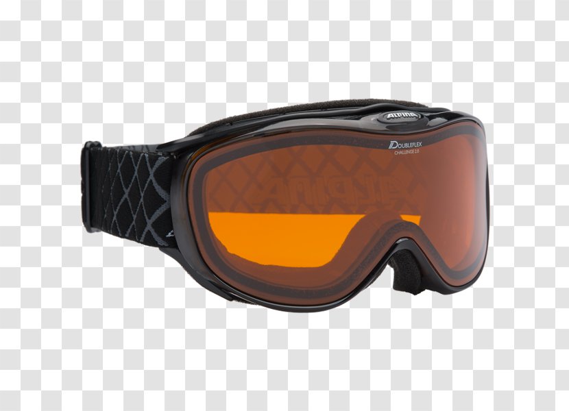 Goggles Alpina Challenge Small 2.0 Qh S30 Quattroflex Hicon/CAT2 Dh M40 Doubleflex Hybrid/CAT2 Gafas De Esquí Clothing - Orange - Glasses Transparent PNG