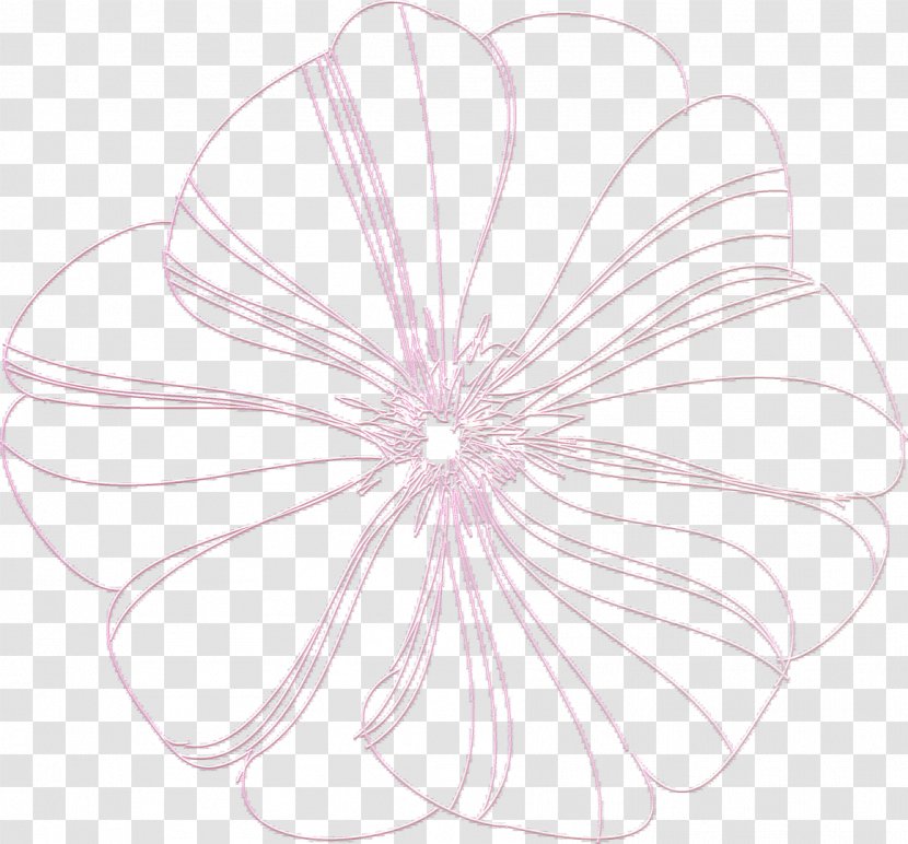 Drawing Petal /m/02csf Line Pink M - Delicate Lace Transparent PNG