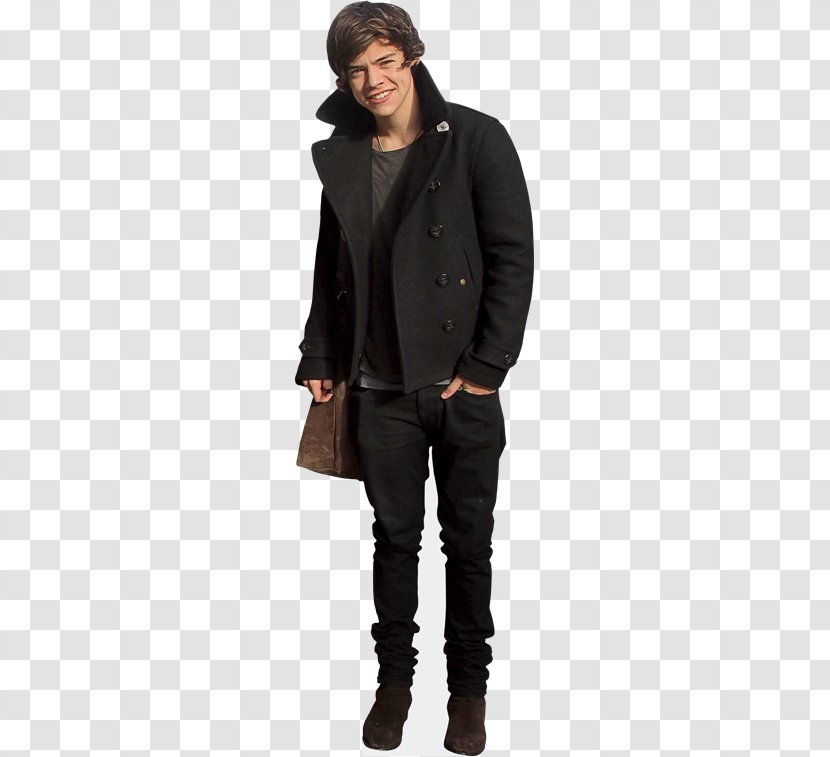 Coat Leather Jacket Parka Army - Black - Cutout Style Transparent PNG