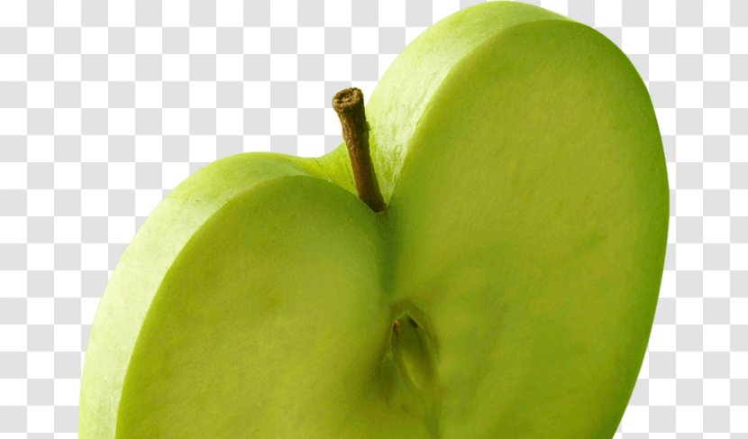 Granny Smith Close-up - A Green Apple Transparent PNG