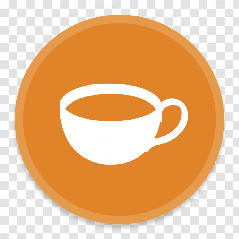 Coffee Cup Brand Caffeine Clip Art - Orange Transparent PNG