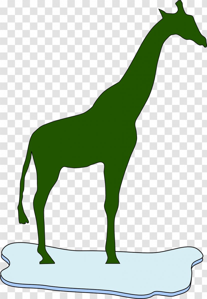 Northern Giraffe Silhouette Clip Art - Area Transparent PNG