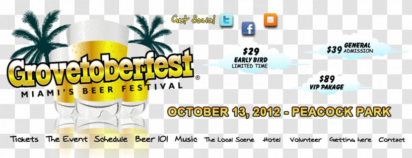 Beer Festival 2013 Miami Short Film Coconut Grove - Cider - October Fest Transparent PNG