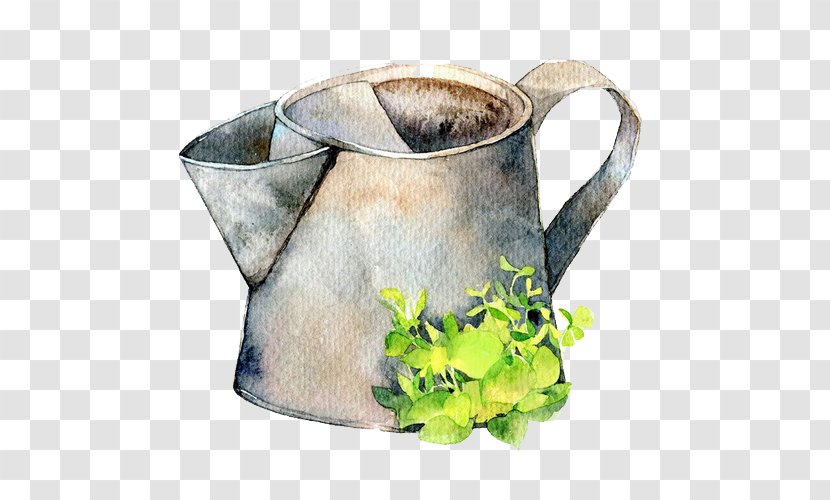 Watercolor Painting Jug Illustration - Cup - Kettle Transparent PNG