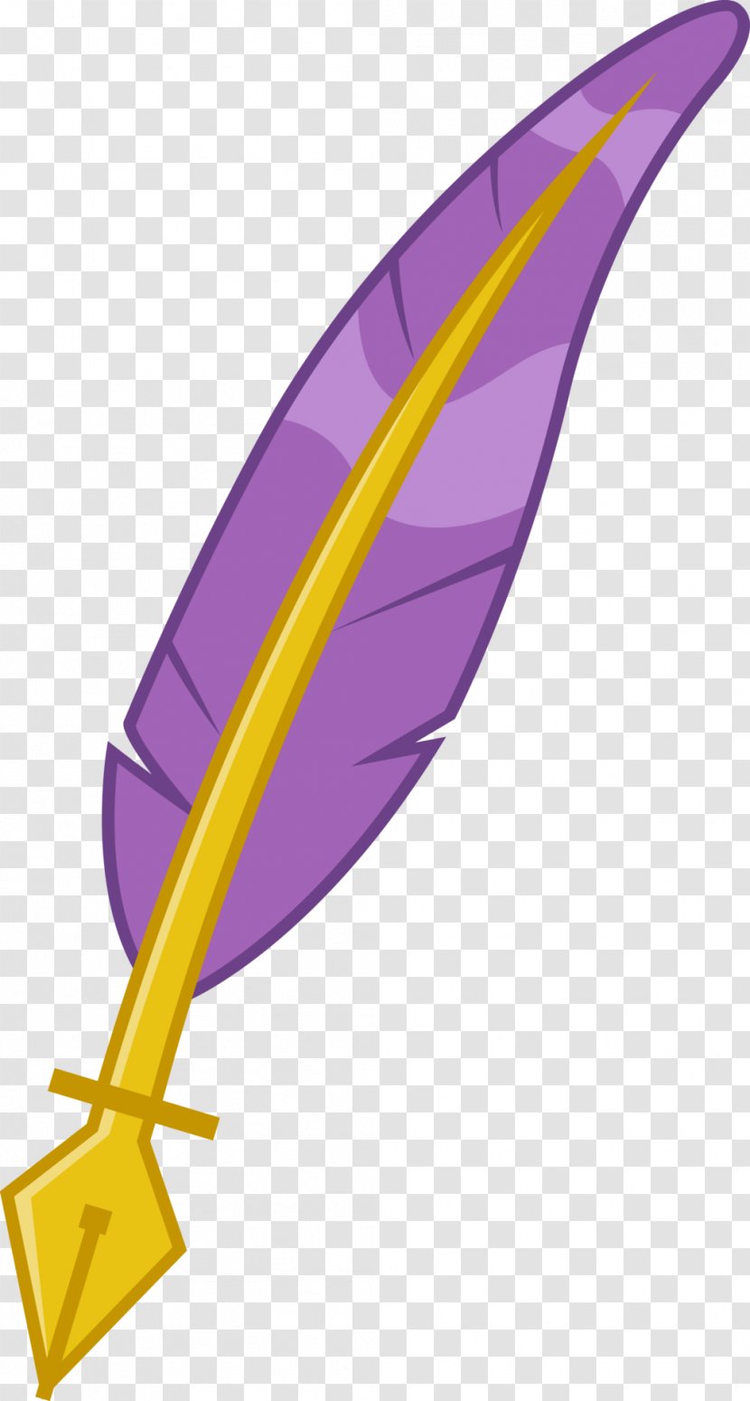 Quill Pen Cutie Mark Crusaders Writing Parchment - Paintbrush Transparent PNG