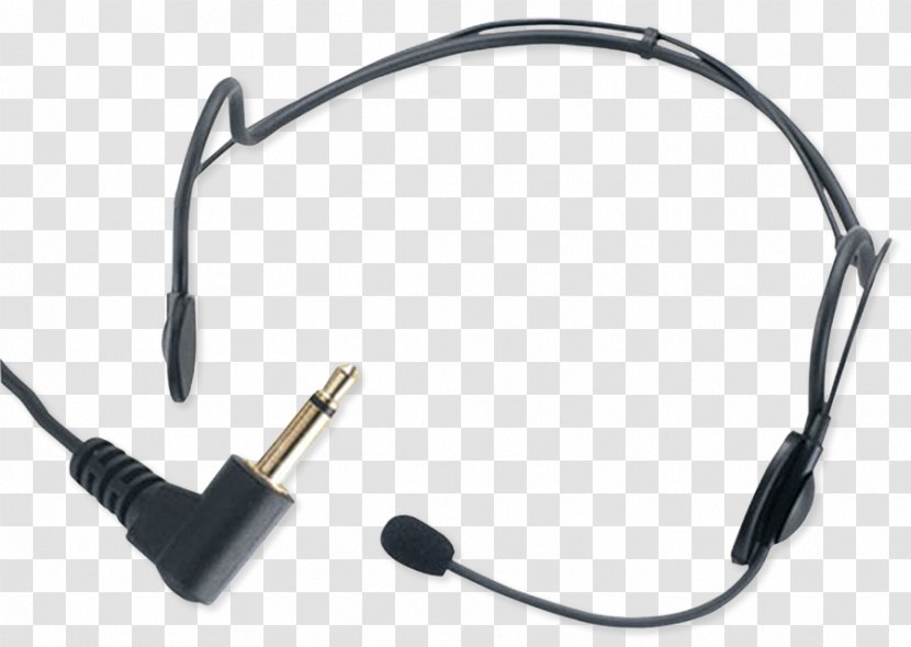 Lavalier Microphone Headset Electret Public Address Systems - Usb Cable Transparent PNG