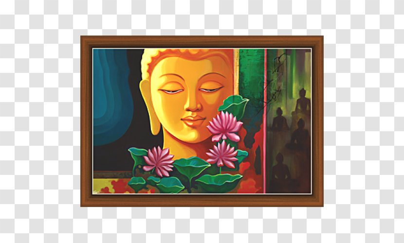 The Buddha Painting Art Buddhism Picture Frames Transparent PNG