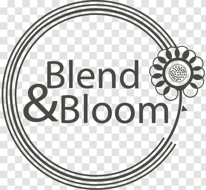 Blend & Bloom Logo Brand Font Web Design - Happiness - Fireworks Transparent PNG