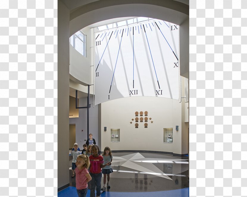 Architecture Daylighting Interior Design Services - Ceiling - Elementary School Transparent PNG