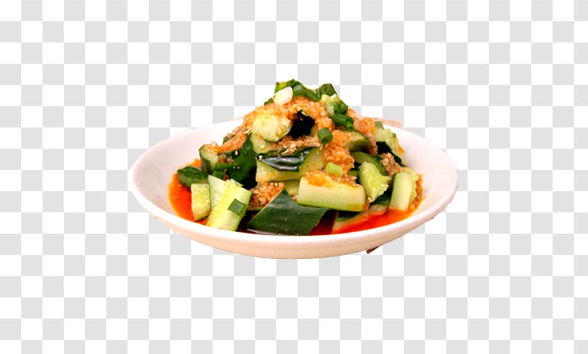 Spinach Salad Cucumber Vegetarian Cuisine - Vegetable - Cold Picture Transparent PNG