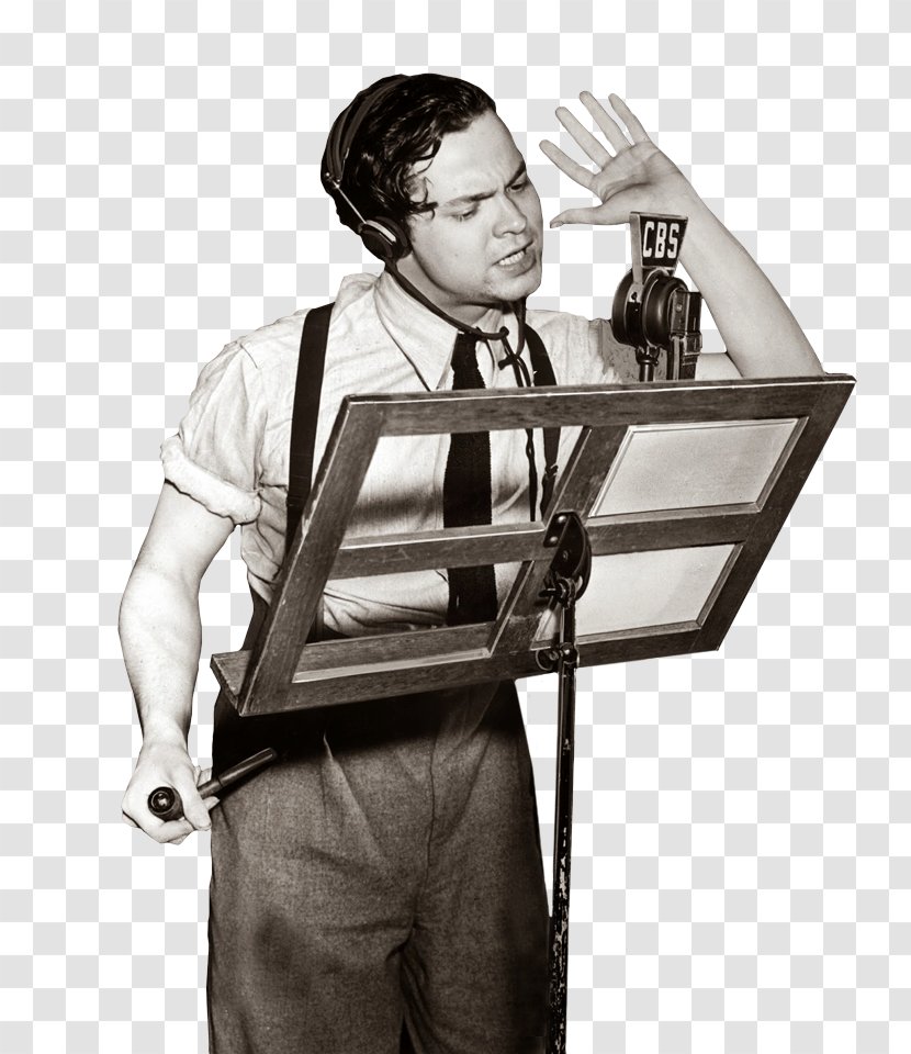 Orson Welles The War Of Worlds Citizen Kane Mercury Theatre On Air Actor - Job Transparent PNG