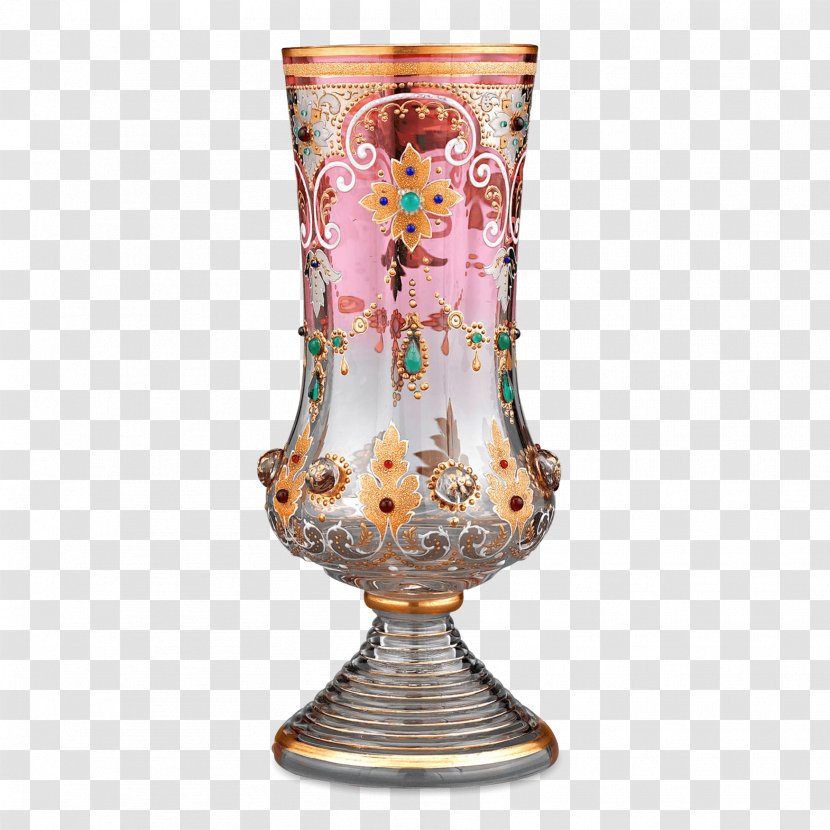 Vase Cranberry Glass Moser Bohemian - Shopping Shading Transparent PNG
