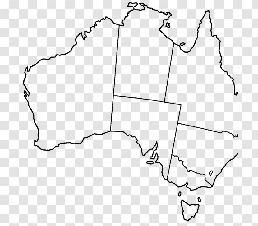 Australia United States World Map Blank - Hand Transparent PNG