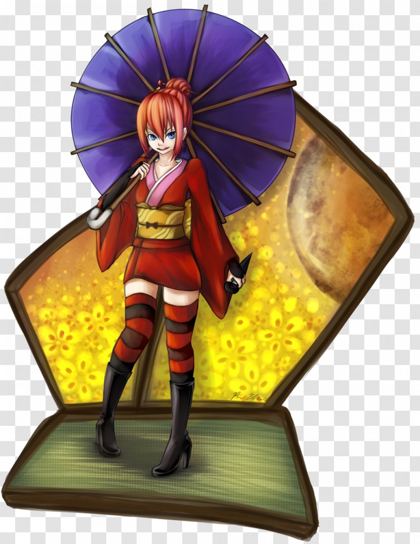 Figurine Cartoon Character Fiction - Kagura Transparent PNG