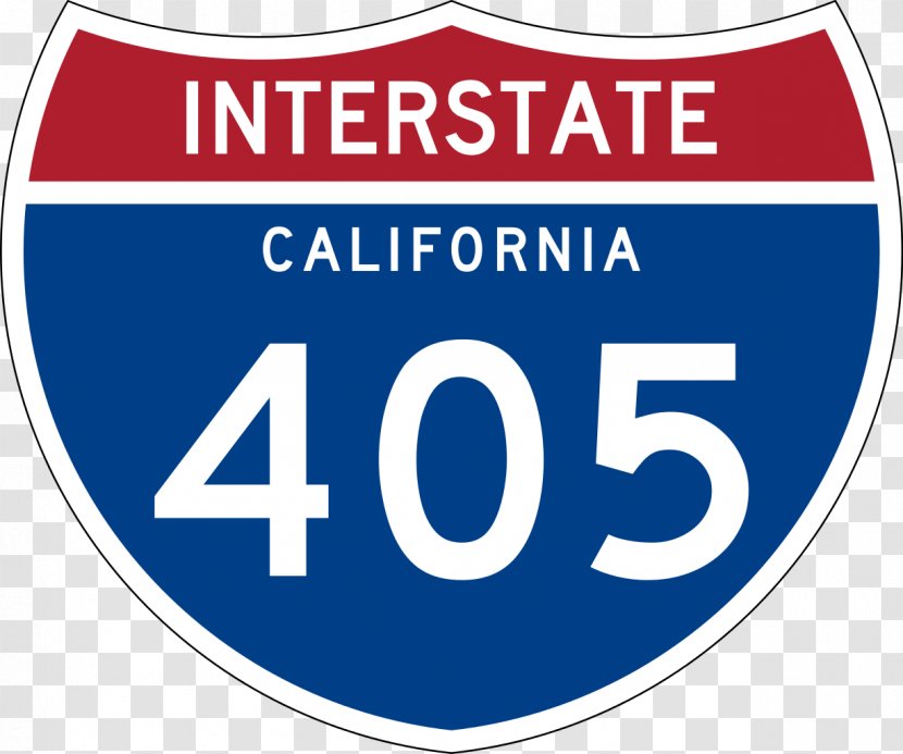 Interstate 405 California State Route 1 95 US Highway System Road - Us Transparent PNG