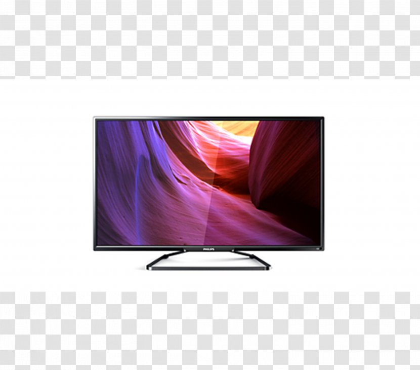 Philips LED-backlit LCD Television Set 1080p High-definition - Led Backlit Lcd Display - Tv Transparent PNG