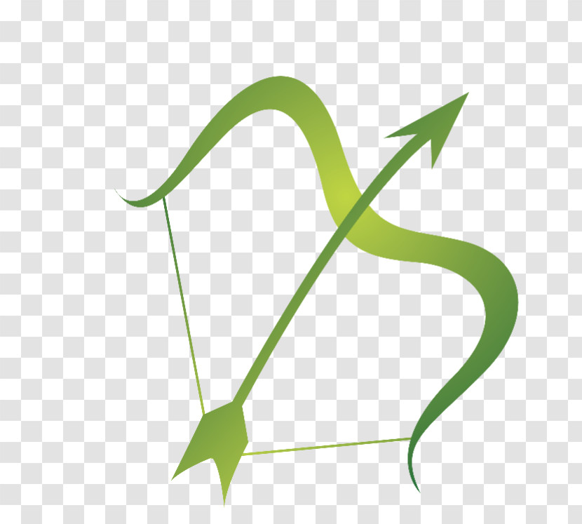 Green Leaf Logo Line Grass Transparent PNG