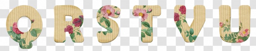 Body Jewellery Shoe - Alfabeto Floral Transparent PNG