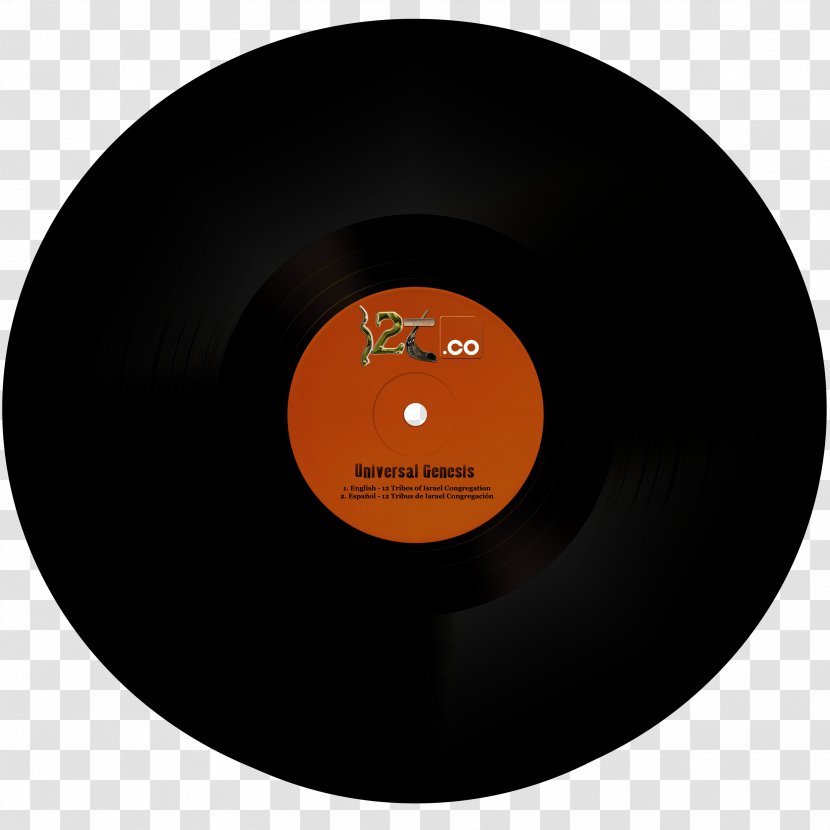 Phonograph Record LP - Orange - Design Transparent PNG