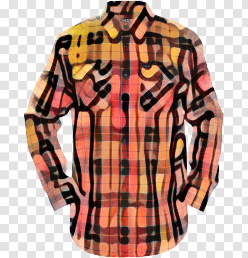 Orange Background - Outerwear - Collar Tshirt Transparent PNG