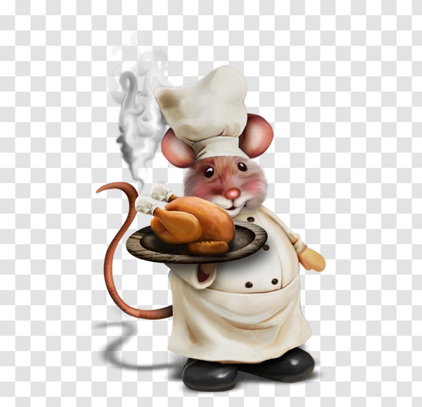 Computer Mouse Muis - Watercolor - Little Chef Transparent PNG