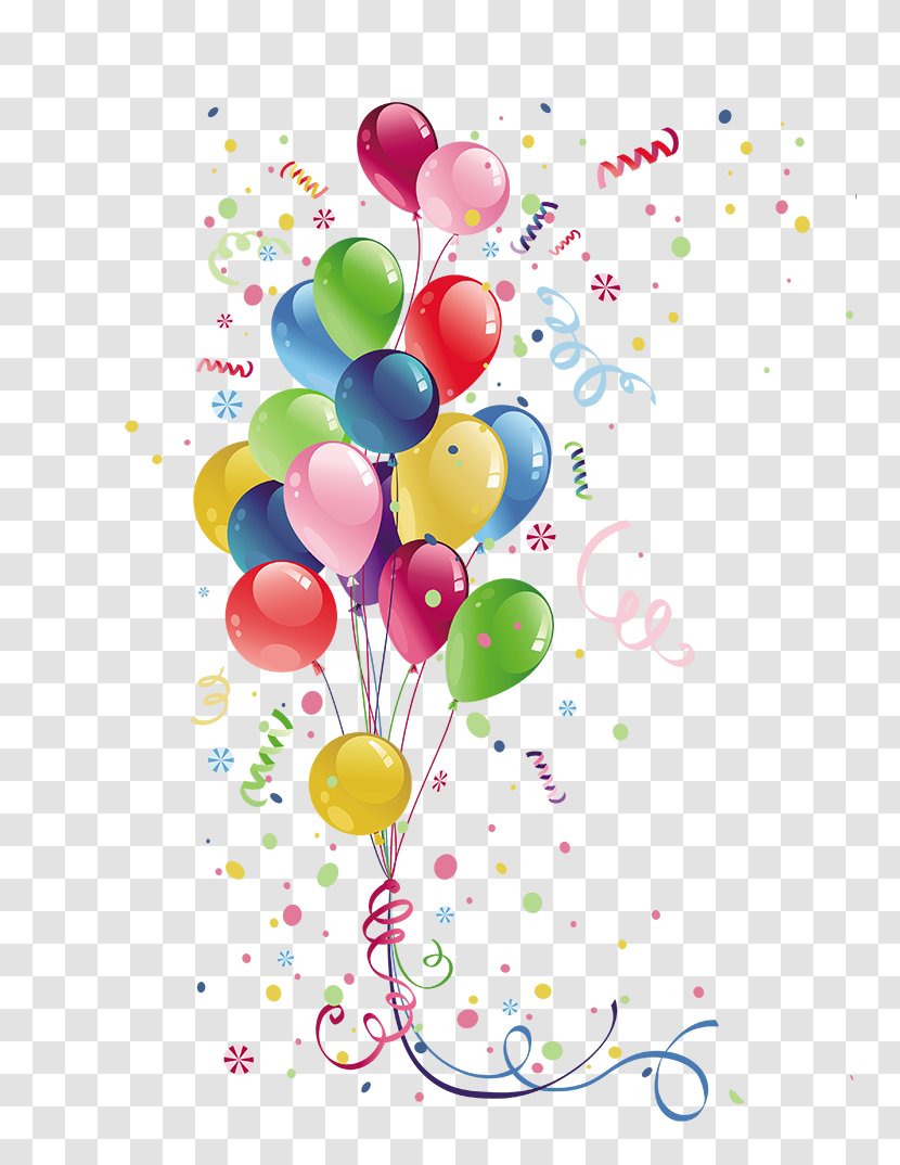 Party Balloon Birthday Clip Art - Hot Air - Colorful Balloons Transparent PNG