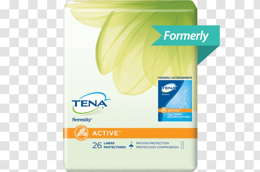 TENA Pantyliner Incontinence Pad Always Urinary - Heart - Former Transparent PNG