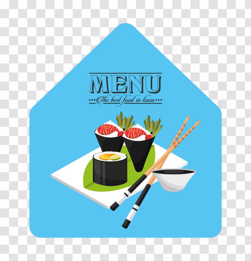 Japanese Cuisine Sushi Menu Restaurant - Photography - Food Design Vector Transparent PNG