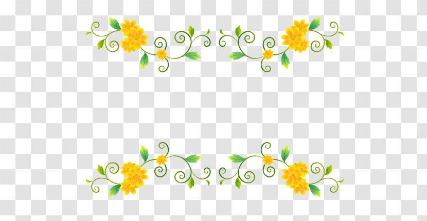Vector Graphics Flower Image JPEG Graphic Design - Green - Cool Border Transparent PNG