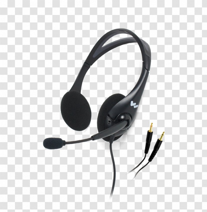 Microphone Headphones Audio Headset Sound - Flower - Mic Transparent PNG