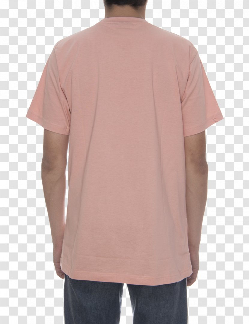 T-shirt Sleeve Neck Collar Beige - Tshirt - Fashion Pink Lines Transparent PNG