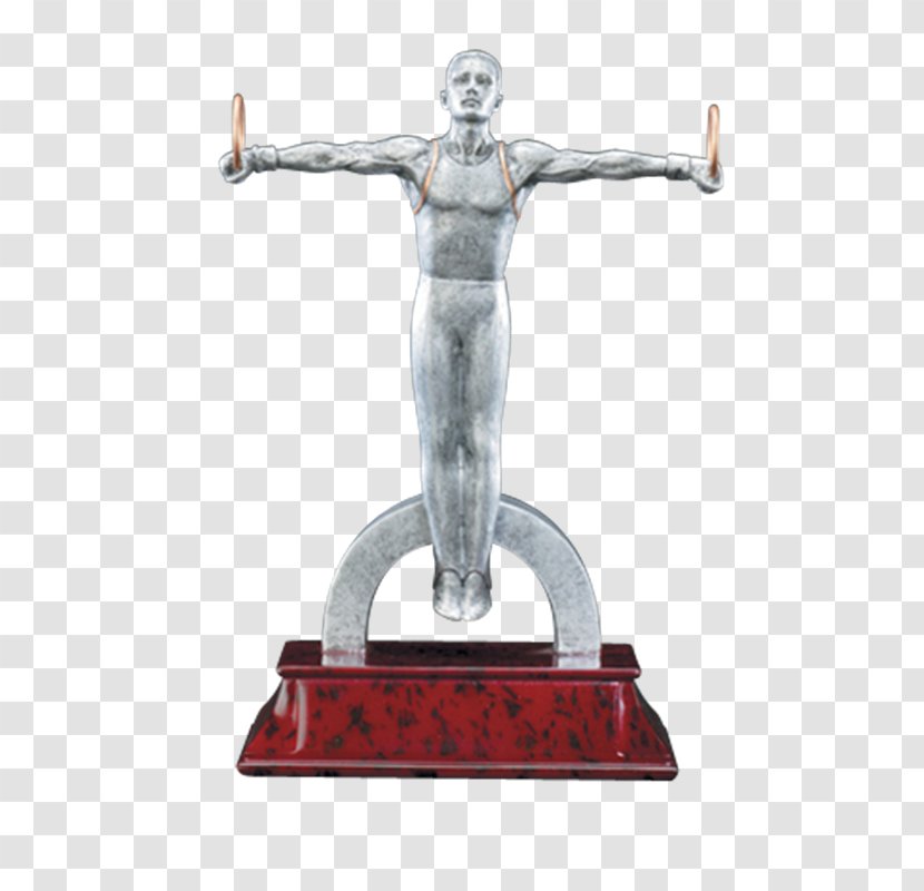 Trophy Gymnastics Award Sport Male - Statue Transparent PNG